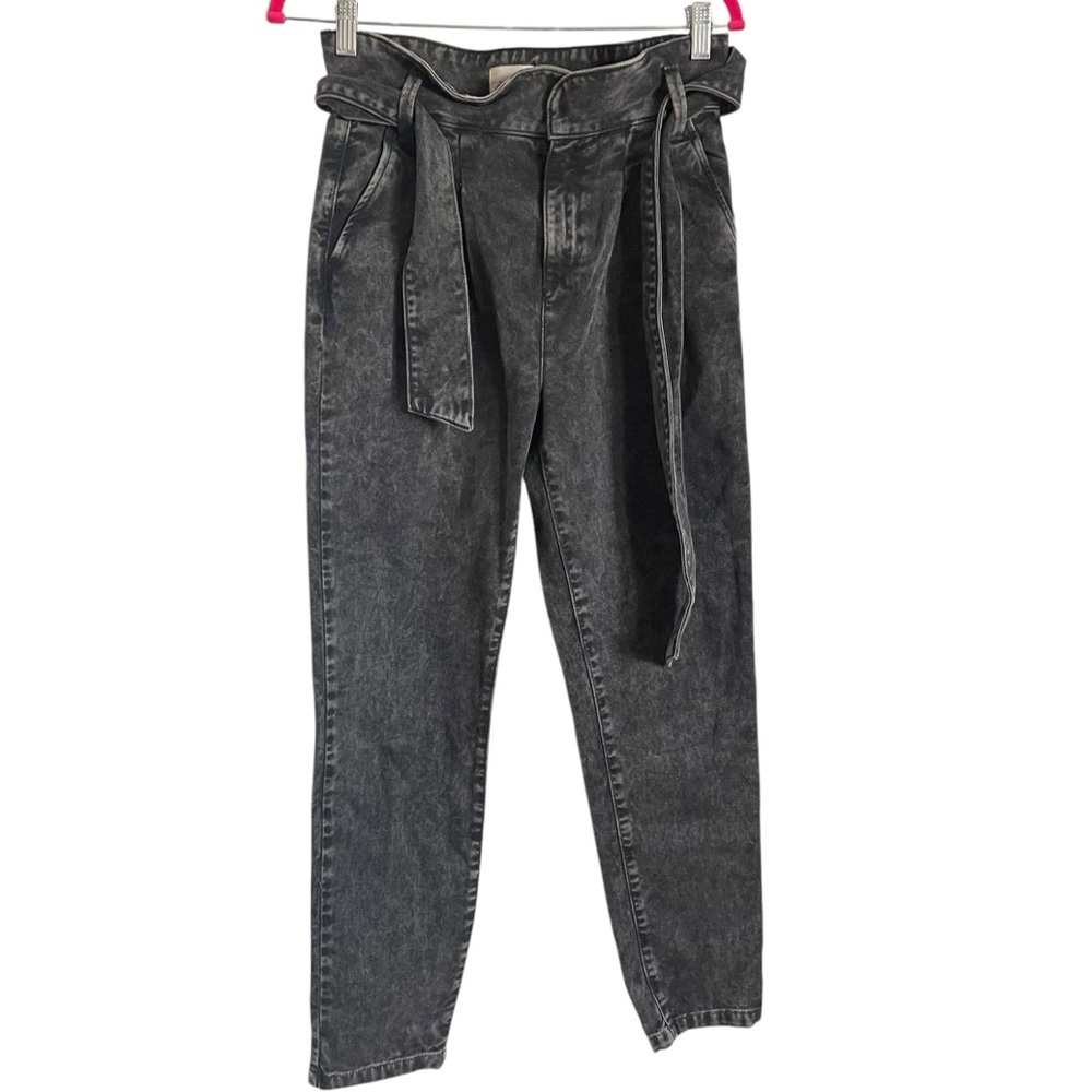 Sezane Austin Trousers Washed Black Jeans - Picture 5 of 14